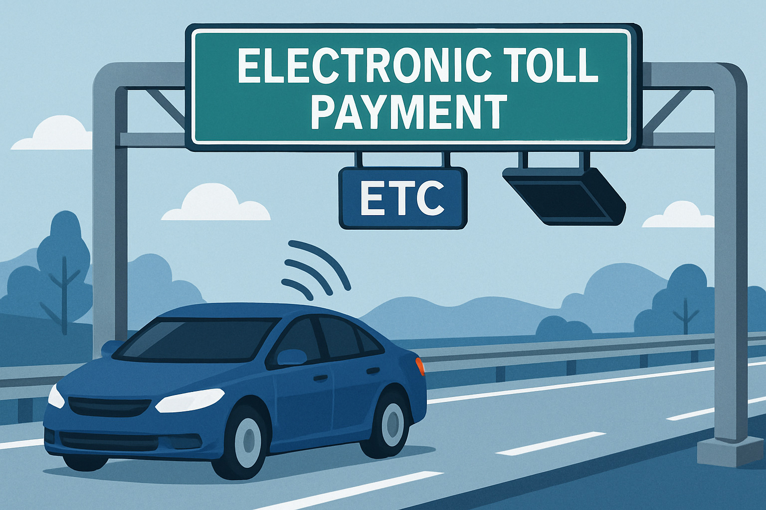 Efficient electronic toll payment solution